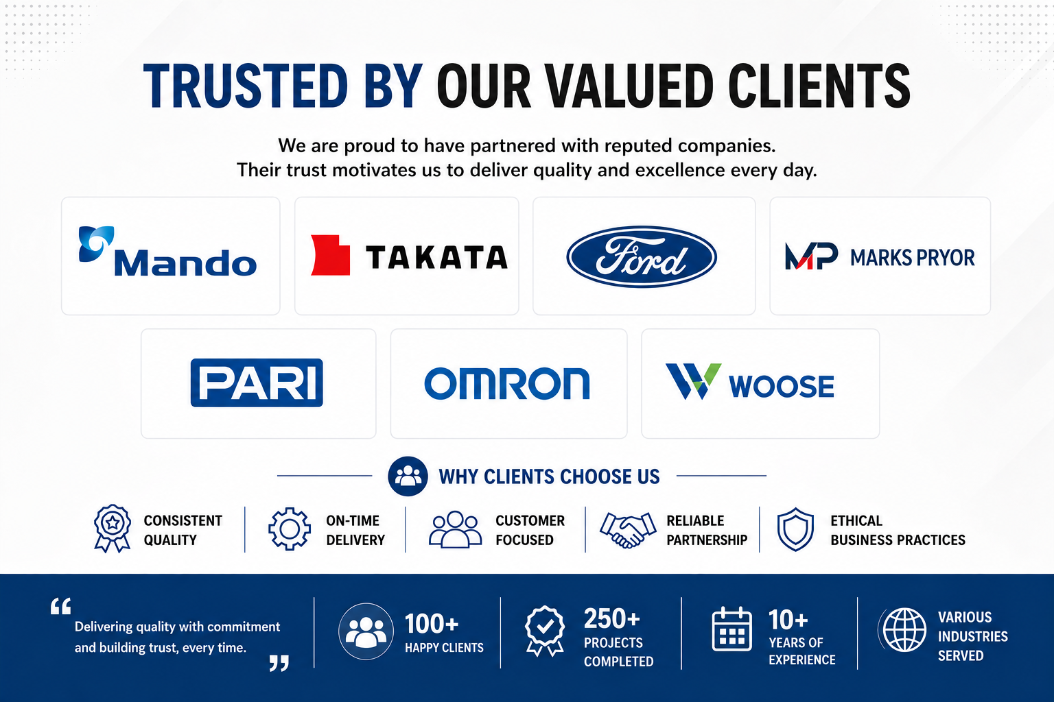 Trusted clients reference graphic